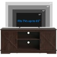 thumbnail image 6 of Dextrus Farmhouse TV Stand for 65 inch TV, Entertainment Center for Living Room, TV Media Console Cabinet, Brown, 6 of 8