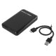 thumbnail image 2 of Caja externa para unidad de disco duro USB3.0 a SATA 3.0 HDD de 2,5 pulgadas (negro) Ehuebsd Para estrenar, 2 of 8