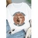 thumbnail image 3 of ABPHQTO Camiseta blanca con estampado de leopardo de cuernos largos de Whatever Lassos Your Longhorn para mujer, 3 of 5