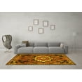 thumbnail image 3 of Ahgly Company Indoor Rectangle Medallion Yellow Traditional Area Rugs, 4' x 6', 3 of 4