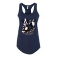 thumbnail image 2 of If It's Not a Bernese It's Just a Gift | Womens Lover Jersey Racerback Tank Top, Navy, X-Large, 2 of 3
