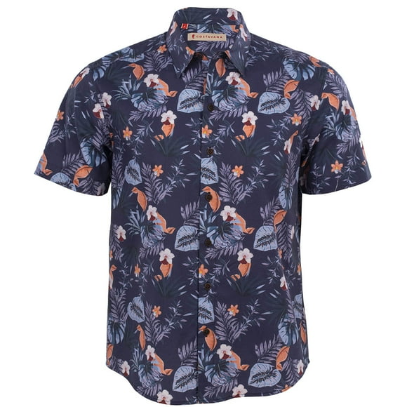 Camisa manga corta hawaiana estampado Mod. Hibiscus Costavana Kaili Hibiscus