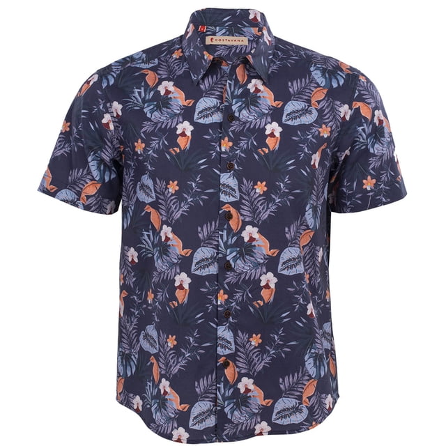 Camisa manga corta hawaiana estampado Mod. Hibiscus Costavana Kaili Hibiscus
