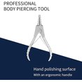 thumbnail image 3 of Alicates multiusos para piercing de anillo - Alicates para piercing de tatuaje Acero inoxidable Piercing para el cuerpo Acero quirúrgico TUNC Sencillez, 3 of 5