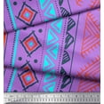 thumbnail image 3 of Soimoi Cotton Cambric Fabric Aztec Geometric Print Fabric by Yard 56 Inch Wide, 3 of 3