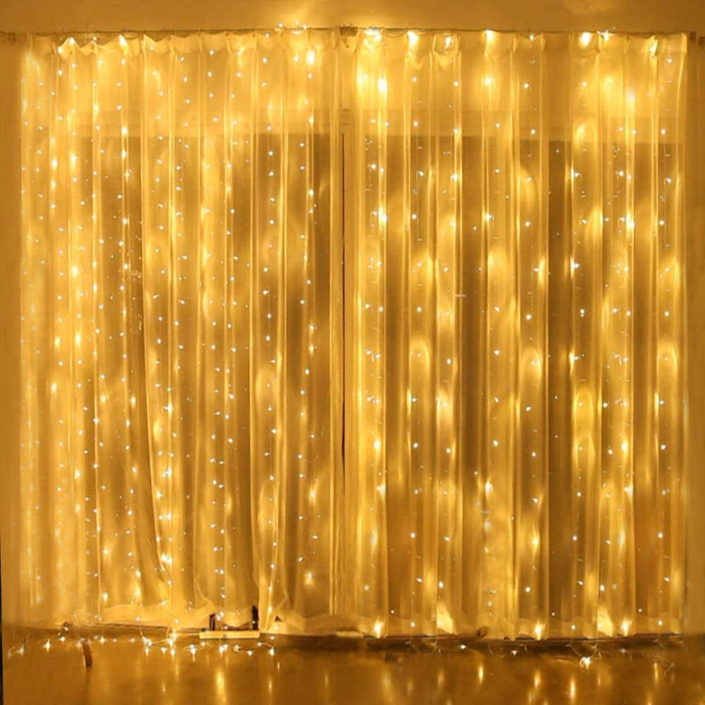 Curtain Icicle LED Lamp Xmas Wedding Window Decor String Lights Party Outdoor 