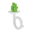 thumbnail image 3 of Nuby Silicone Fun Teethers for Infants, Bunny and Tuba, Blue and Green, 2 Pack, 3 of 9