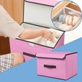 thumbnail image 1 of Boîte de Rangement Pliable Vêtements Divers Boîte de Rangement Portable avec Couvercle Boîte de Rangement Pliable, 1 of 6