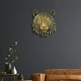 thumbnail image 4 of Busto de cabeza de animal para montar en la pared, escultura grande, decoración de pared con cabeza de animal, taxidermia Tigre, 4 of 8