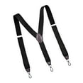 thumbnail image 1 of Tirantes de moda con ganchos Correa ajustable Unisex Y espalda para pantalones Traje de boda para adultos Accesorios casuales Negro Hugo tirantes para hombre, 1 of 10