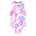 thumbnail image 4 of Yruioon Sleeveless Leotard for Girls Yoga Dance Bodysuit Tank Top Kids Athletic Gymnastics Leotards Pink 12, 4 of 5