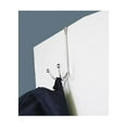 thumbnail image 3 of Home Basics Chrome Hook Over The Door Hanger Hardware Hooks, 2 Pack, 3 of 6