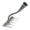 thumbnail image 3 of figatia Garden Rake Lawn Loosening Practical Sturdy Versatile Heavy Duty Hand Tool for Gardening Outdoor Homeowners Yard Cultivating 5, 3 of 8