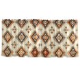 thumbnail image 7 of Yayeee Kitchen Curtains Tier Set of 2 Light Filtering 57"x36" Over Sink Window Panels, Geometric Designs, 7 of 7