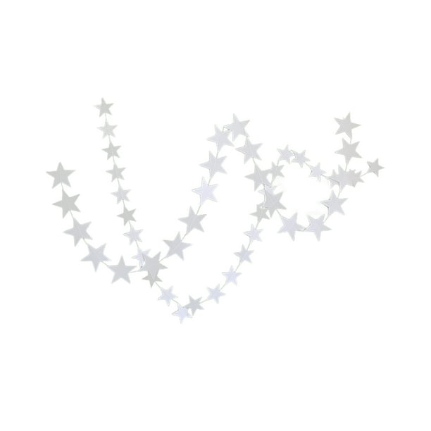 Juego de decoraciones para fiestas Advancent adorno colgante estrella color plata