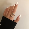 thumbnail image 4 of Womens Adjustable Index Finger Ring Geometric Design Korean Style Punk Hip Hop Thai Silver Plated Fashion Thai, 4 of 4