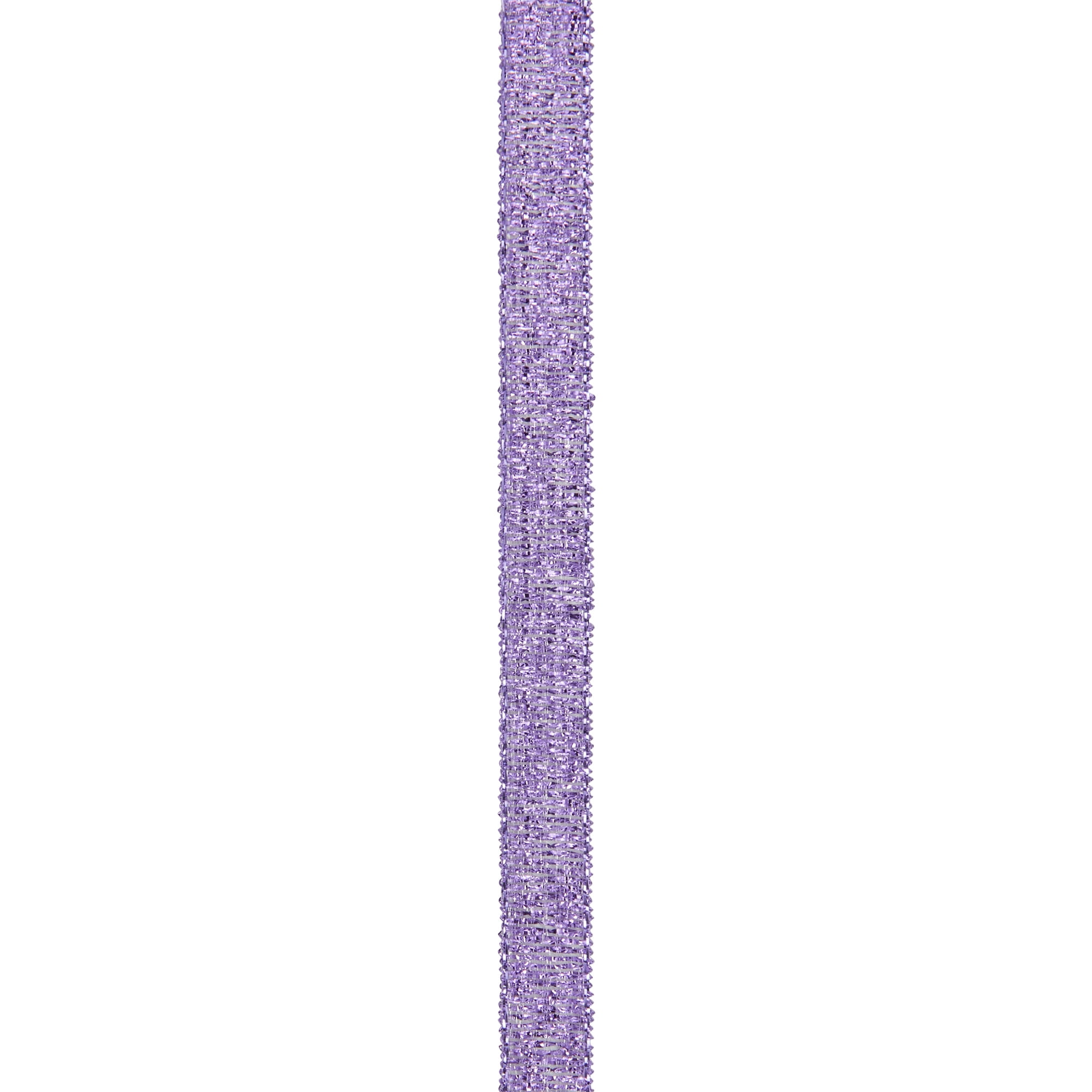 Offray Ribbon, Purple 3/8 inch Galena Metallic Ribbon for Wedding, Crafts, and Gifting, 9 feet, 1 Each