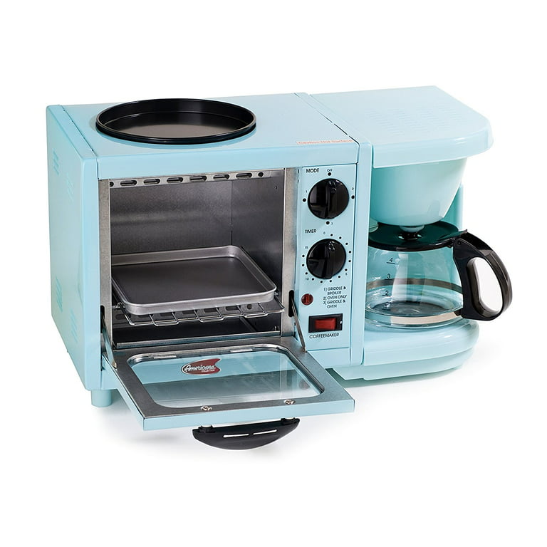Tiny toaster oven/griddle/coffee maker combo. Great for a camper or tiny  house