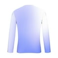 thumbnail image 4 of Fengactive Mens Long Sleeve Shirts Casual Gradient Color Loose Pullover Shirts Fall Fashion Athletic Sweatshirts, 4 of 5