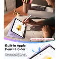 thumbnail image 6 of Fintie Vertical Stand Case for iPad 11th Generation 11-inch (A16, 2025) & iPad 10th Generation 10.9-inch (2022) – Magnetic Multi-Angle Case with Clear Back & Pencil Holder, Purple, 6 of 8