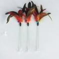thumbnail image 3 of 2PCS Cat Teaser Toy Feather Bell Spring Suction Cup Cat Teaser Wand Cat Play Toy, 3 of 10