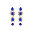 thumbnail image 5 of Efulgenz Indian Jewelry Choker Kundan Crystal Necklace Earrings Maang Tikka Head Chain Bollywood Wedding Bridal Set, Blue, Perfect Valentines Day Gifts for Her, 5 of 5