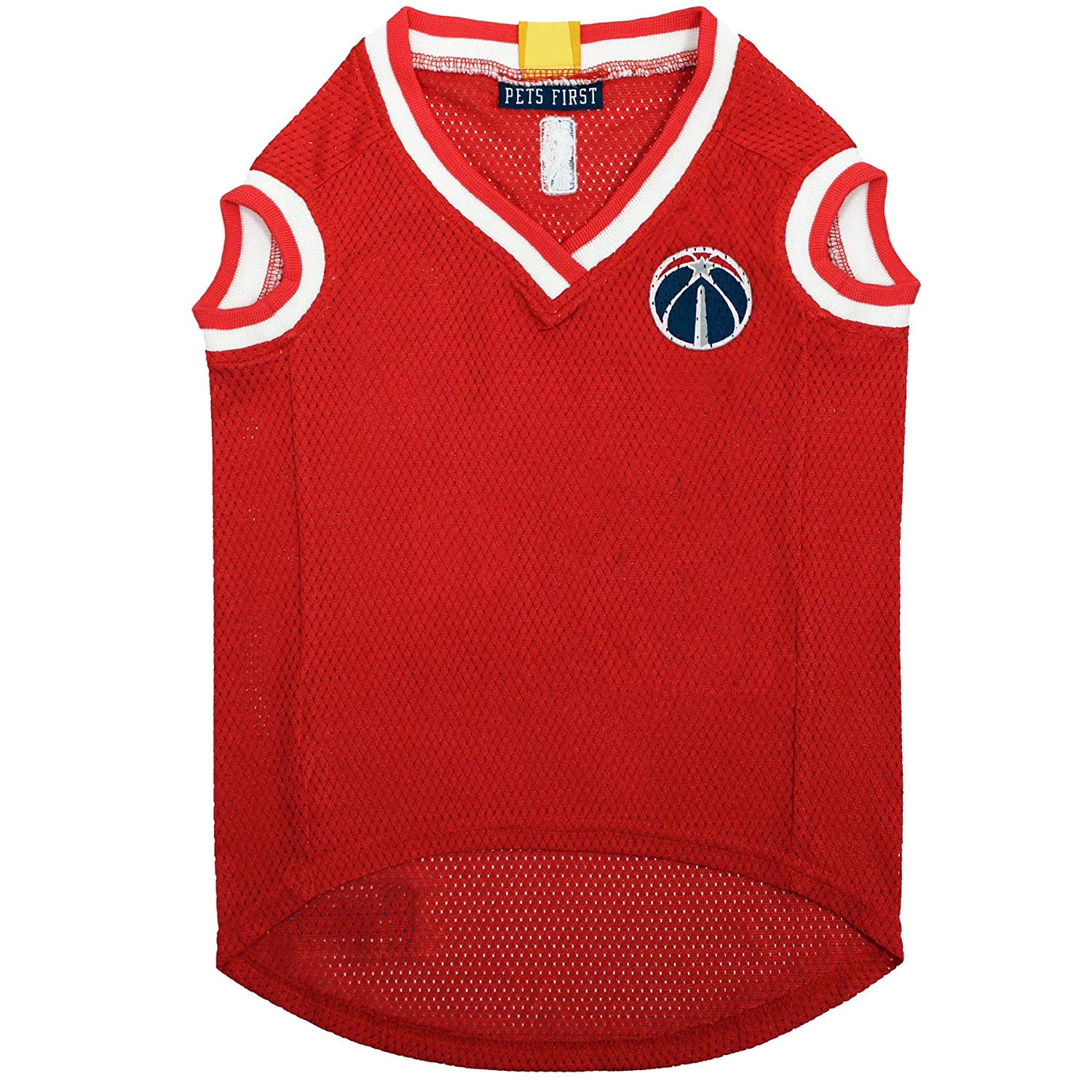 Pets First NBA Washington Wizards Mesh Basketball Jersey for DOGS & CATS - Licensed, Comfy Mesh, 21 Basketball Teams / 5 sizes