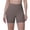 BDE30-BR, variant on Women'S Biker Shorts Workout Gym Shorts High Waist Tummy Control Athletic Running Yoga Brown L