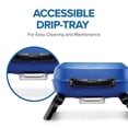 thumbnail image 5 of Napoleon TravelQ 240 Compact Portable Propane Gas Grill, Blue, Tailgating, Camping, and Small Outdoor Spaces, 5 of 8