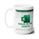 thumbnail image 3 of Funny Coffee Mug, Spreadsheet Design, For Women Finance Accountant, Boss Gifts, 3 of 4