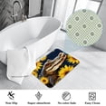 thumbnail image 3 of Sunflower Polyester Non-Slip Machine Washable Office Rug Door Rug Floor Mats, 3 of 6