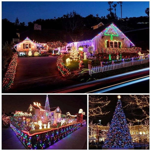 Solar String Lights Outdoor - Waterproof LED Copper Wire For Garden, Party, Christmas