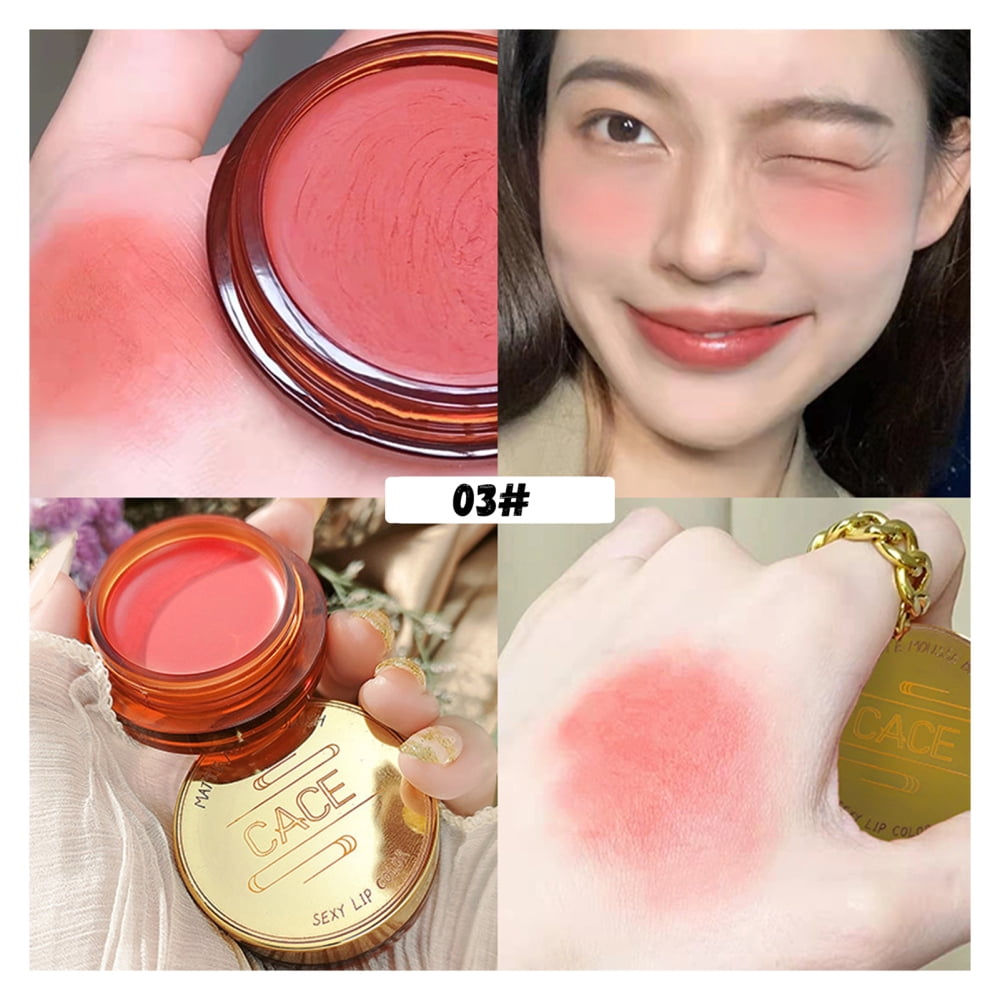 Matte Finish Blush Makeup Portable Lightweight Easy to Apply for Women
