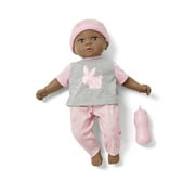 Madame Alexander Sweet Smiles Baby Doll, Pink Bunny, Dark Skin Tone