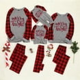 thumbnail image 2 of Conjunto de pijamas familiares navideños Pantalones superiores de manga larga Ropa de dormir Ropa de dormir Mujeres kenally AP000273-06, 2 of 7