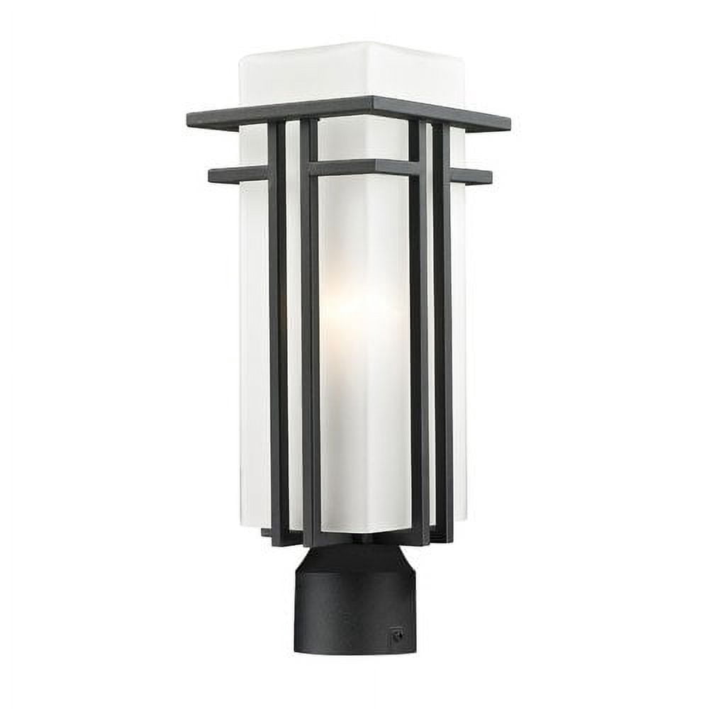 Z-Lite - Abbey - 1 Light Outdoor Post Mount Lantern in Art Deco Style - 7.75