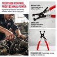 thumbnail image 3 of Fountwell Ratcheting Hose Clamp Pliers – Wide Flat Band Clamp Tool for Automotive Fuel, Oil, Water, Coolant & Radiator Hoses, 3 of 8