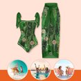 thumbnail image 4 of 2 piezas de ropa de playa para mujer con cordones y vestido de surf para accesorios femeninos Hugtrwg Para estrenar, 4 of 9