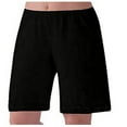 thumbnail image 3 of PENGXIANG Shorts de Pyjama pour Femmes Taille Haute Élastique, 3 of 5