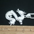 thumbnail image 6 of K-KED Pure 999 Fine Silver Men Women Gift Lucky Special Dragon Pendant 13-14g, 6 of 6