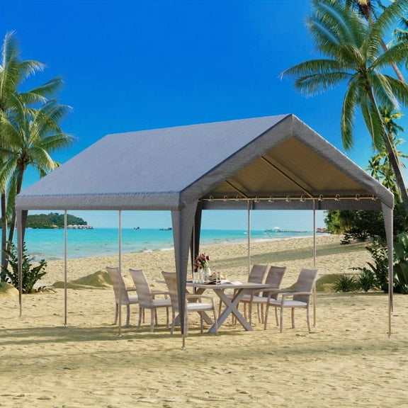 10 Ft.W X 20 Ft.D Outdoor Carports Heavy Duty