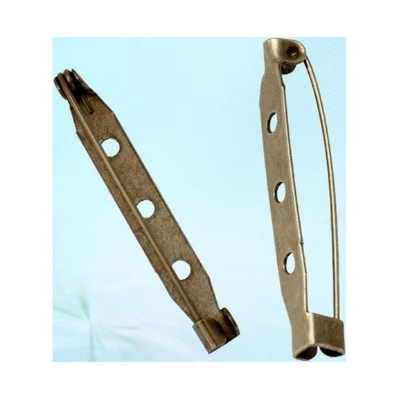 ROSENICE 200Pcs Brooch Clasps Diy Craft Jewelry Making Supplies Metal