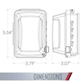 thumbnail image 2 of Cubierta impermeable para tomacorriente TayMac MM410W, 7 cm, blanca, 2 of 7