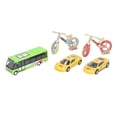 thumbnail image 1 of Juego de juguetes de vehículos urbanos ANGGREK Taxi de Autobús Caja Fuerte Educativa, 1 of 8