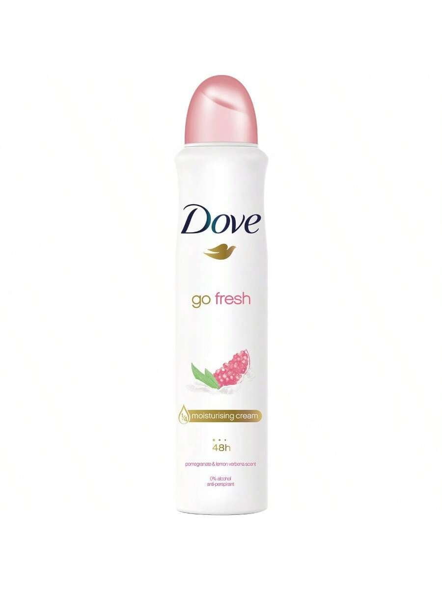 Dove Antiperspirant Deodorant Spray, Pomegranate & Lemon Verbena, 6-Pack