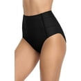 thumbnail image 3 of Women's Bikini Bottom High Waist Hollow-Out Mesh Swimsuit Tankini Brief, 3 of 5
