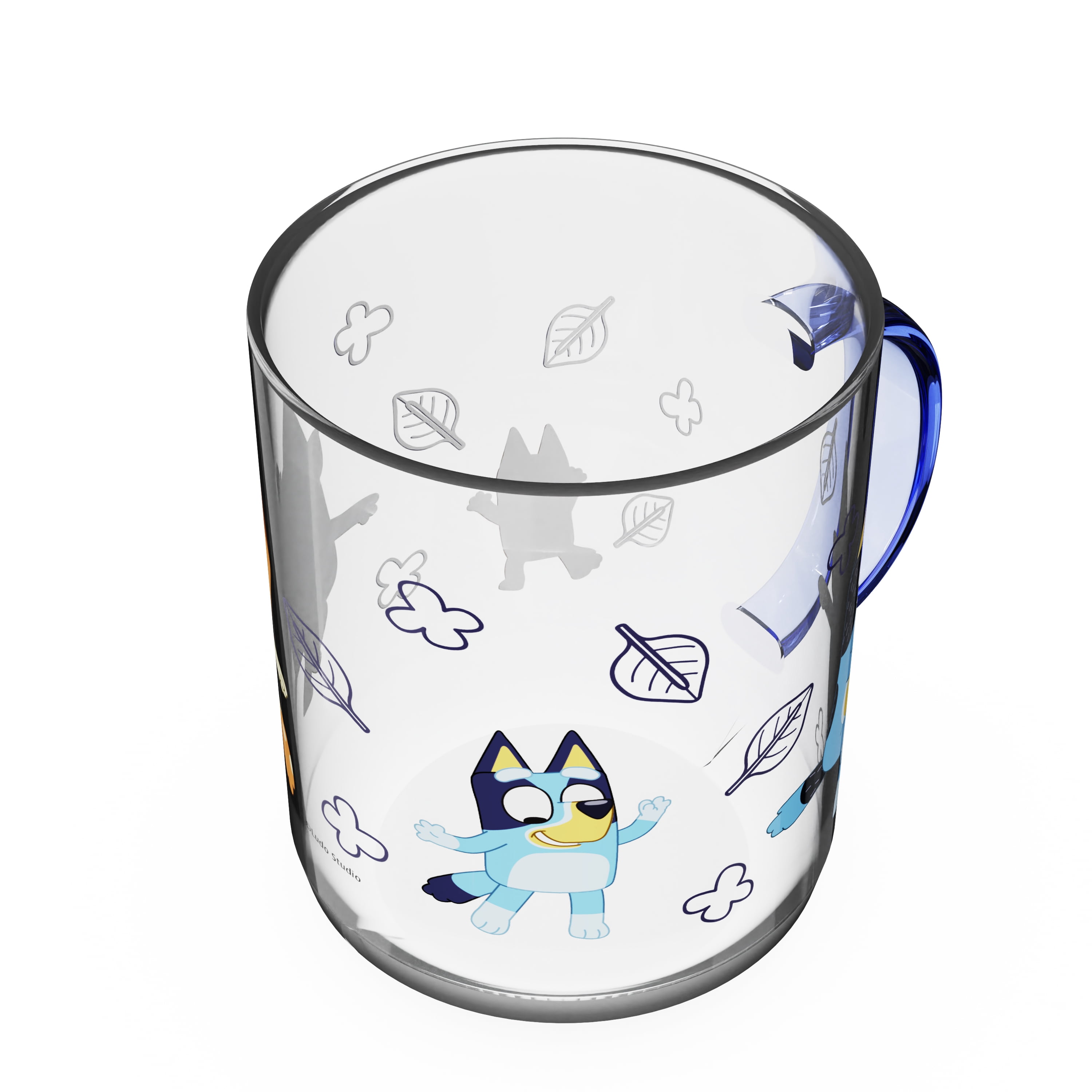 Zak Designs 15.5 oz Glass Kaya Mug - Bluey