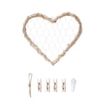 thumbnail image 3 of Lipstore Wall Grid Panel Wall Hanging Photo Display Heart Shaped Creative Photo Display S, 3 of 8
