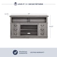 thumbnail image 5 of BELLEZE TV Stand Media Entertainment Center - Stoneford (Gray Wash), 5 of 7
