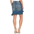 thumbnail image 2 of Vintage America Womens Rena Straight Ruffle Denim Skirt, 2 of 4